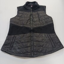 Fila Sport RN#73277 Women's Black Full Zip Pockets Sleeveless Vest Size XL image 13