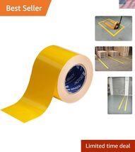 ToughStripe Floor Marking Tape - Yellow, Non-Abrasive Floor Tape - 2" Wi... - $86.28