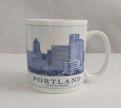 2006 Starbucks Coffee Skyline Series Portland City Of Roses 16oz Coffee Cup - $14.84