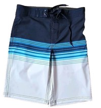 Goodfellow &amp; Co™ Board Shorts ~ Men&#39;s Size 28 ~ 10&quot; Inseam ~ Multi-Color Stripe - £18.38 GBP