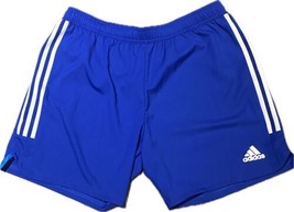 Adidas Aeroready blue and white striped athletic shorts size XL - £11.75 GBP