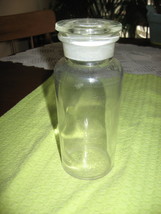 Apothecary/Druggist Bottle-Clear-With Glass Stopper-W.T. Co.- 1901-1938-USA - £13.27 GBP