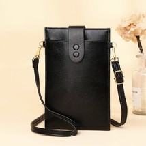 Retro Ultra-Thin Phone Shoulder Bag for Women Summer Small Crossbody Bag Soft PU - £17.86 GBP