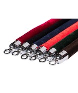 CLOSEOUT Value Pack 10 Velour Ropes with Chrome Hook Ends for Stanchions - $3,745.89 MXN+