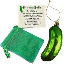 Retro Shatterproof Christmas Pickle Tree Ornament Novelty Decoration-Gif... - $6.90