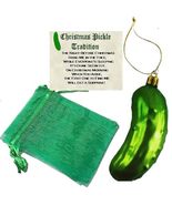 Retro Shatterproof Christmas Pickle Tree Ornament Novelty Decoration-Gif... - $129.41 MXN