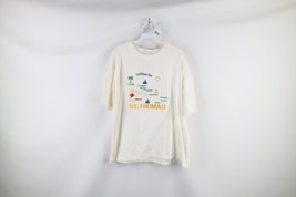 Vintage 90s Streetwear Womens Large Spell Out St Thomas Virgin Islands T-Shirt - £23.33 GBP