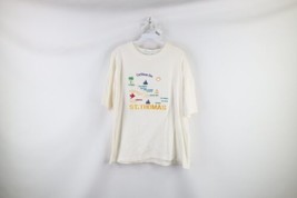 Vintage 90s Streetwear Womens Large Spell Out St Thomas Virgin Islands T-Shirt - £23.29 GBP