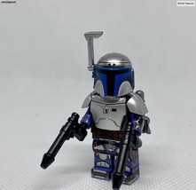 Gift Jango Fett Minifigure Star Wars Mandalorian Bounty Hunter Westar BlastersSh - £4.72 GBP