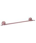 Rose Gold colour bathroom brass flowers single towel bar - $68.30