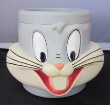Vintage 1992 Warner Brother&#39;s Looney Tunes Bugs Bunny Plastic Coffee Tea Mug - £10.97 GBP