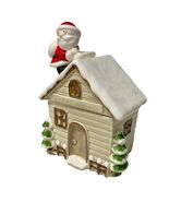 Vintage Otagiri Santas Candy House Ceramic Christmas Cookie Jar Made in ... - $31.98