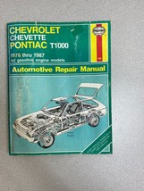 Haynes 449 Chevrolet Pontiac T1000 Automotive Repair Manual 1976 Thru 1987 - $10.78