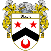 Black Family Crest / Coat of Arms JPG and PDF - Instant Download - £2.29 GBP
