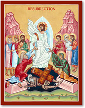 Orthodox icon of the Resurrection of Christ  - £319.74 GBP+