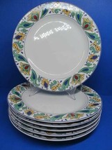 Madero By Signature Riviera Van Beers Set Of Six  7  3/4&quot;  Salad Plates GUC - £44.55 GBP