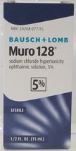 Bausch + Lomb Muro 128 5% Ophthalmic Solution 15 ML (0.5oz) - £13.44 GBP