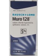 Bausch + Lomb Muro 128 5% Ophthalmic Solution 15 ML (0.5oz) - £13.40 GBP