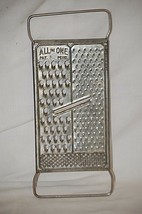 Primitive All In One Shredder Cheese Grater Vintage Rustic Kitchen Utens... - $16.82