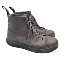 Dr Martens Talib Combat Boots Mens Size 11 Gray Air Wair Leather - £52.85 GBP