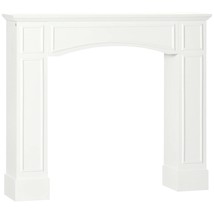 HOMCOM White Modern Fireplace Mantel Surround 29&quot; - $4,886.04 MXN