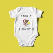 Illinois Baby, Illinois Onesie®, Illinois Baby Onesie®, Illinois Baby Clothes, I - $18.90