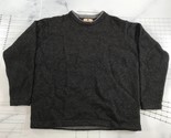 Woolrich Sweater Mens Medium Gray Onyx Heather Boxy Crew Neck Long Sleev... - $62.41