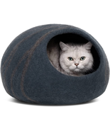 Cat Cave – Premium Felt Cat Bed for Indoor Cats, Handmade 100% Merino Wo... - $974.49 MXN