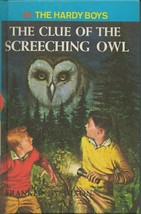 ORIGINAL Vintage 1962 Hardy Boys Hardcover Book Clue of the Screeching Owl #41 - £11.84 GBP