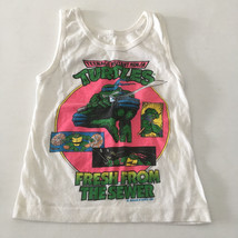 Vintage teenage mutant ninja turtles fresh from the sewer neon graphic s... - $39.55