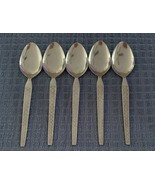 Set of 5 Vintage Hanford Forge Trocadero Stainless Steel Oval Soup Spoon... - €20,95 EUR