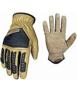 True Grip 98872-23 Leather Hybrid Impact Gloves, Large - $35.07