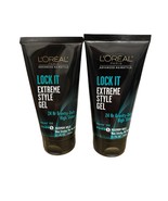 (2) L&#39;Oreal Paris Lock It Extreme Style Hair Gel Maximum Hold High Shine... - $1,763.94 MXN