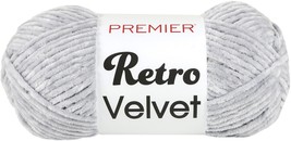 Premier Yarns Retro Velvet-Light Grey - £14.85 GBP