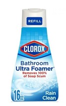 Clorox Bathroom Ultra Foamer, Cleaner Spray Refill, Rain Clean, 16 Fluid... - £7.82 GBP