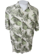 Joe Marlin Men Hawaiian camp shirt p2p 23.5&quot; L aloha luau tropical rayon... - £15.50 GBP