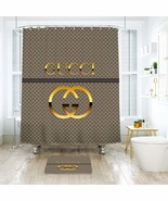 Gucci 008 Shower Curtain Bath Mat Bathroom Waterproof Decorative Bathtub - $428.95 MXN+