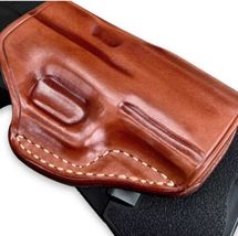 Fits SIG Sauer P365 XMacro 9mm 3.7”BBL Leather Paddle Holster Open Top #1639# RH image 2