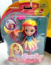 NEW Mattel Nickelodeon SUNNY Day Pop-In Style 6&quot; Doll Figure with Accessories  - £15.75 GBP