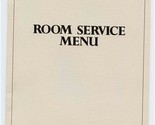 Stouffer&#39;s Riverview Plaza Room Service Menu 1985 Mobile Alabama - $28.66