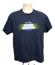 NYRR New York Road Runners Young Runners Run For Life Adult Large Blue T... - $19.80