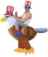 Inflatable Costumes for Adults, Air Blow up Suit Halloween Costumes, Eagle - $52.92