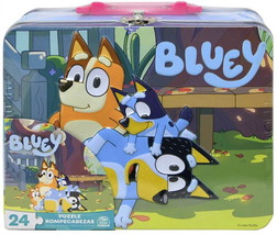 Bluey™ 24-Piece Puzzle &amp; Tin Storage Box - $16.82