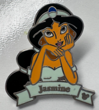 Disney Pin Princess Jasmine Aladdin Hidden Mickey Princess Collection 4 ... - £9.90 GBP