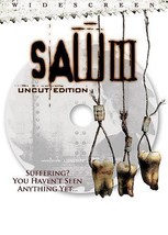 Saw III (DVD, 2007, Unrated Widescreen) Saw 3 - £3.71 GBP