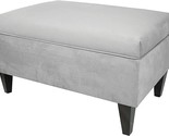 Brooklyn Collection Large Upholstered Living Room Lift Top Storage Ottom... - $320.99