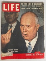 VTG Life Magazine December 2 1957 Vol 43 #23 The Four Faces of Nikita Khrushchev - £30.48 GBP