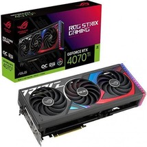 Asus Rog Strix Nvidia Ge Force Rtx 4070 Ti Oc Edition 12GB Gaming Graphics Card - £1,114.31 GBP