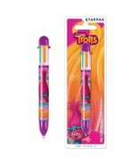 TROLLS Multicolour Pen 6 Colour Ball Point Pen with 6 Colours - £3.43 GBP