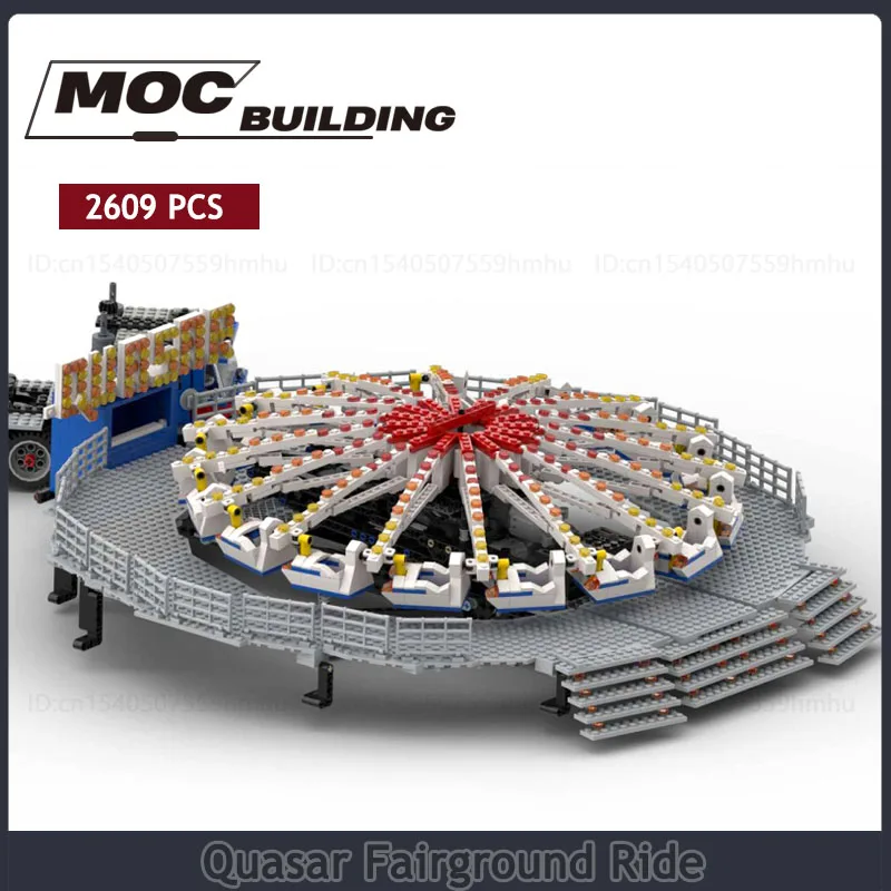 MOC Large Static Building Blocks  Dynamic Quasar Fairground Ride Model GBC - $349.81+